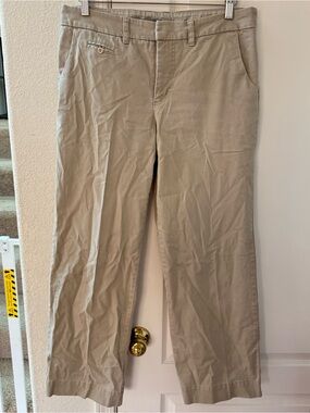 Cherokee Straight-Leg Pants in Khaki